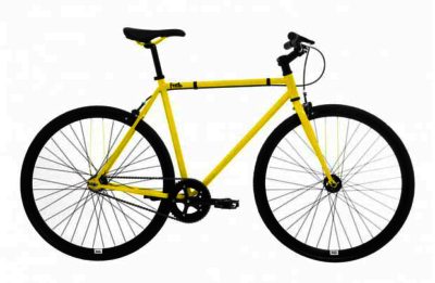 Feral Fixie 55cm Frame Road Bike Yellow - Mens